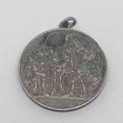 Germany 1913 silver 2 Mark pendant