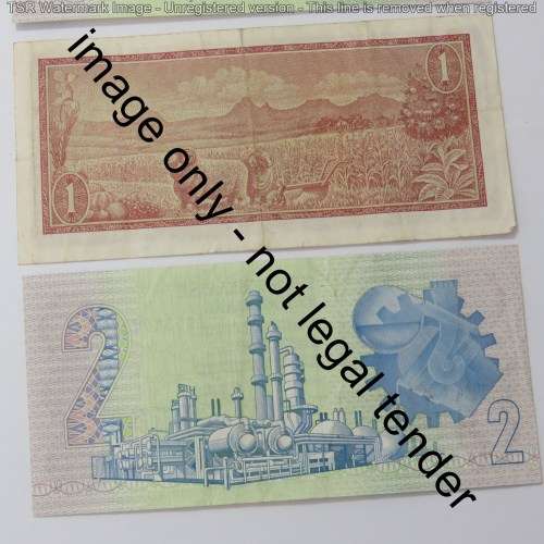 Lot of 5 different South Africa banknotes - de Jongh, de Kock and Stals
