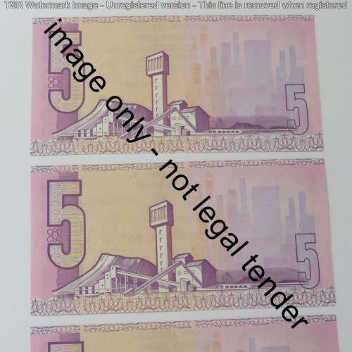 CL Stals lot of 6 R5 notes uncirculated with consecutive numbers