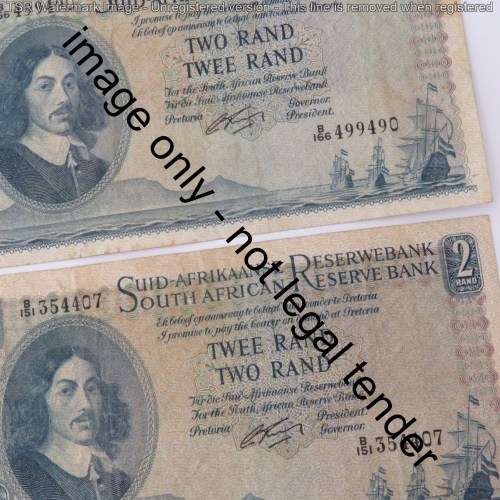 Rissik Lot of 10 R2 notes all different prefix