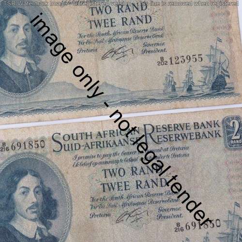 Rissik Lot of 10 R2 notes all different prefix