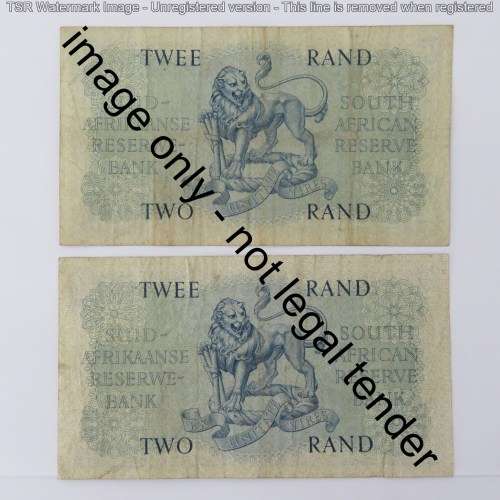 Rissik lot of 10 R2 notes all different prefix