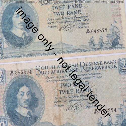 Rissik lot of 10 R2 notes all different prefix