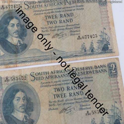 Rissik lot of 10 R2 notes all different prefix