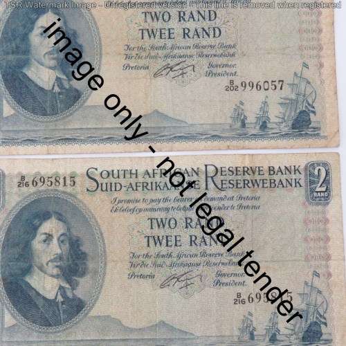 Rissik lot of 10 R2 notes all different prefix