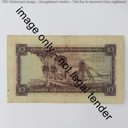 MH de Kock 10 Pound 3rd issue 14-9-53 D3