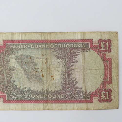 Rhodesia Salisbury September 1967 one pound banknote