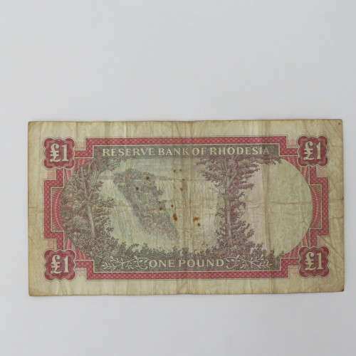 Rhodesia Salisbury September 1967 one pound banknote