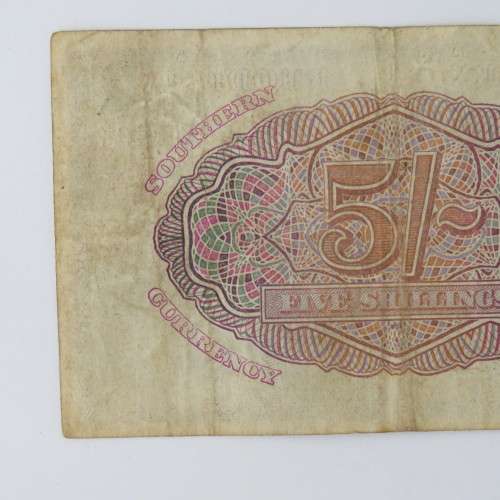 Southern Rhodesia 5 Shilling banknote 1945 VF