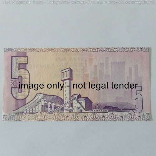 GPC de Kock R5 banknote with nice number 999992