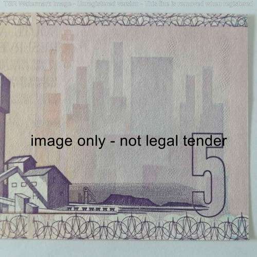 GPC de Kock R5 banknote with nice number 999992