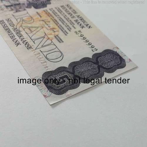 GPC de Kock R5 banknote with nice number 999992