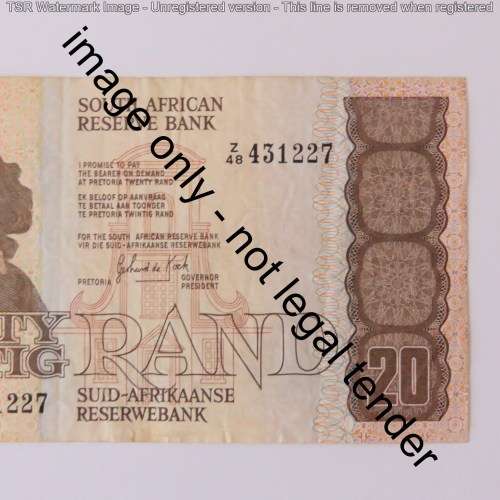 GPC de Kock 3rd issue R20 replacement note Z48