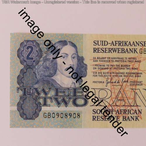 GPC de Kock 3rd Issue R2 note with number 908908
