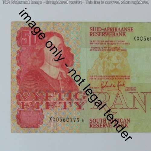 GPC de Kock R50 1984 replacement note XX