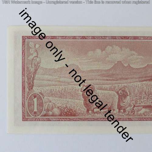TW de Jongh 3rd Issue 1975 R1 note with nice number 555455
