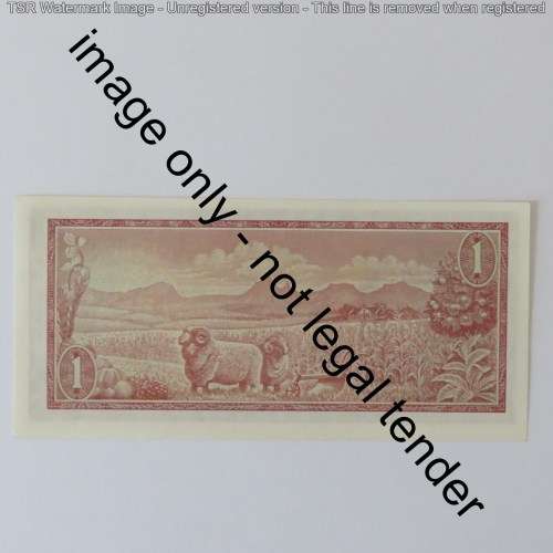 TW de Jongh 3rd Issue 1975 R1 note with nice number 555455