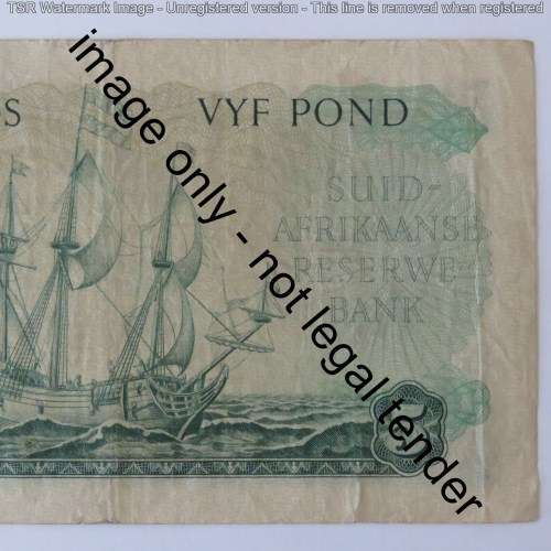 MH de Kock 2nd issue 22 April 1952 nice note with fine creases
