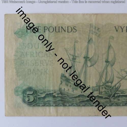 MH de Kock 2nd issue 22 April 1952 nice note with fine creases