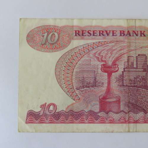 Zimbabwe $10 banknote 1980