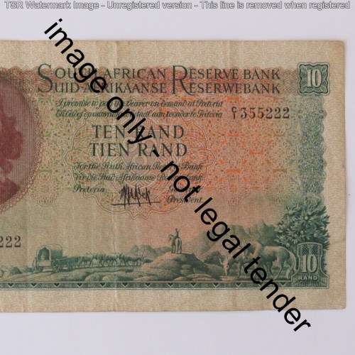 MH de Kock Ten rand C1 series - 1961 - Various folds and creases