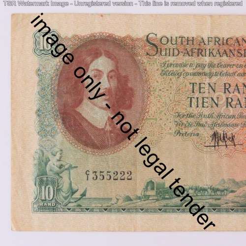 MH de Kock Ten rand C1 series - 1961 - Various folds and creases