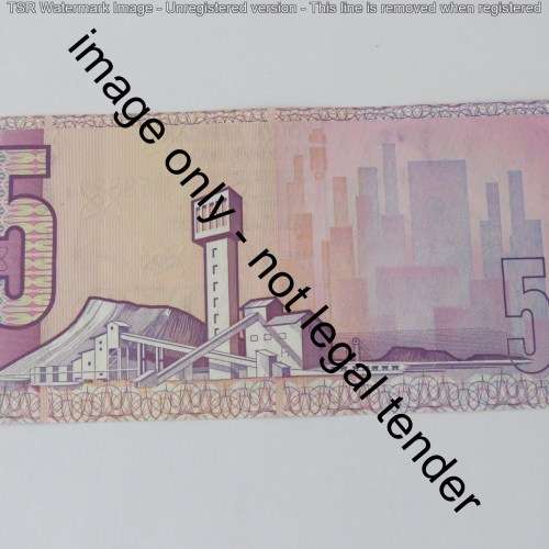GPC de Kock 3rd issue lot of 3 R5 notes almost uncirculated in sequence
