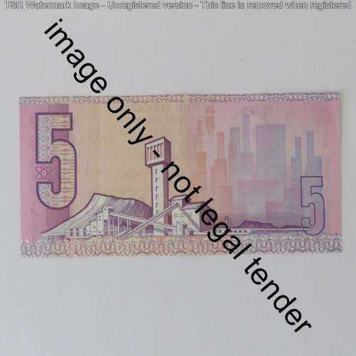 GPC de Kock 3rd issue lot of 3 R5 notes almost uncirculated in sequence