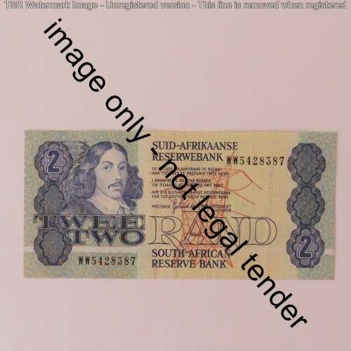 GPC de Kock 3rd issue R2 banknotes replacement - WW, WX, WY