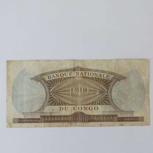 Congo 15-11-1961 Banknote 100 Francs