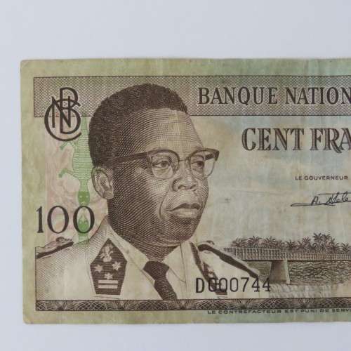 Congo 15-11-1961 Banknote 100 Francs