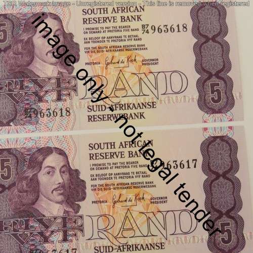 GPC de Kock 3rd Issue R5 notes - 3 Consecutive numbers