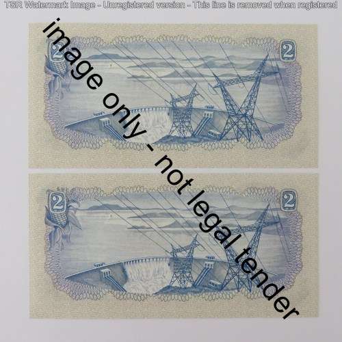 TW de Jongh Lot of 5 R2 banknotes with consecutive numbers - Uncirculated