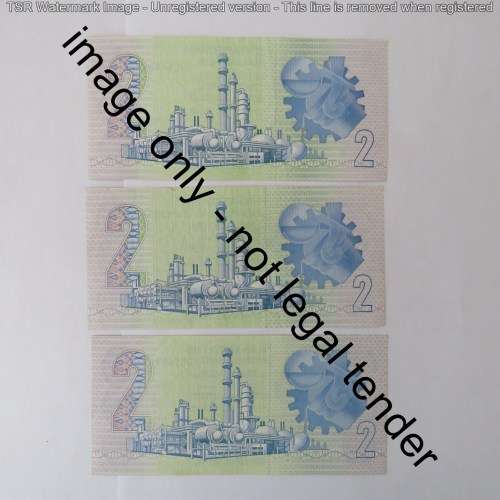 GPC de Kock 3rd issue lot of 15 R2 notes AU or better