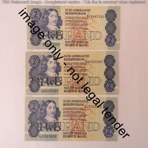 GPC de Kock 3rd issue lot of 15 R2 notes AU or better