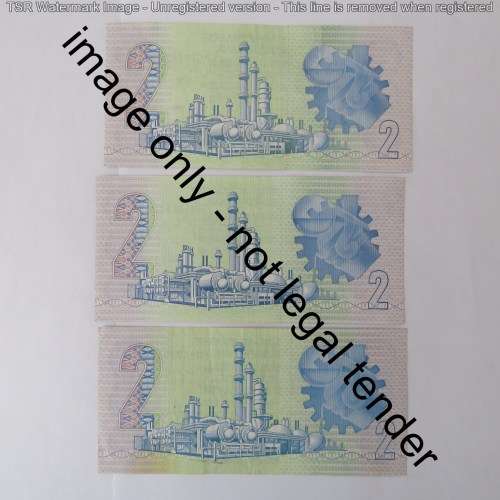 GPC de Kock 3rd issue lot of 15 R2 notes AU or better