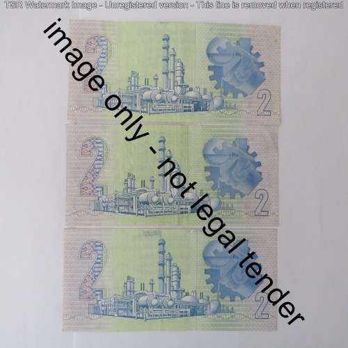 GPC de Kock 3rd issue lot of 15 R2 notes AU or better