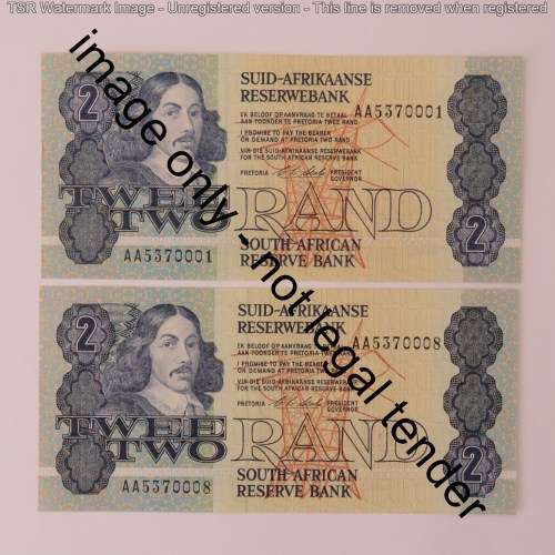 CL Stals lot of 10 R2 notes uncirculated and with consecutive numbers