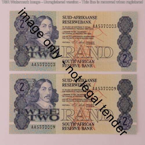 CL Stals lot of 10 R2 notes uncirculated and with consecutive numbers