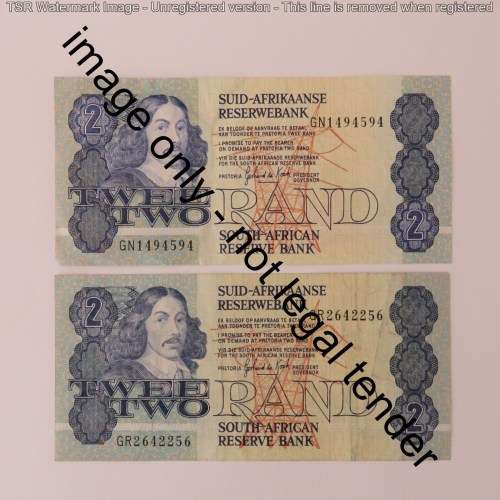 GPC de Kock lot of 10 R2 notes