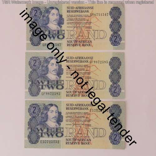 GPC de Kock lot of 10 R2 notes