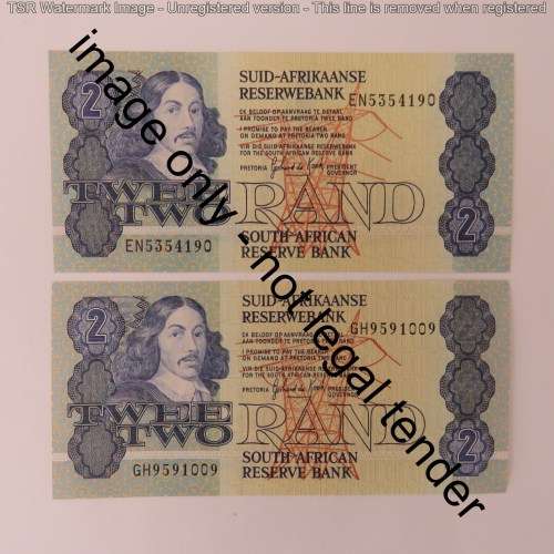 GPC de Kock 3rd issue lot of 20 R2 notes uncirculated