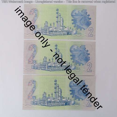 GPC de Kock 3rd issue lot of 20 R2 notes uncirculated