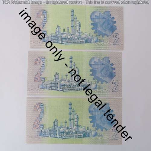 GPC de Kock 3rd issue lot of 20 R2 notes uncirculated