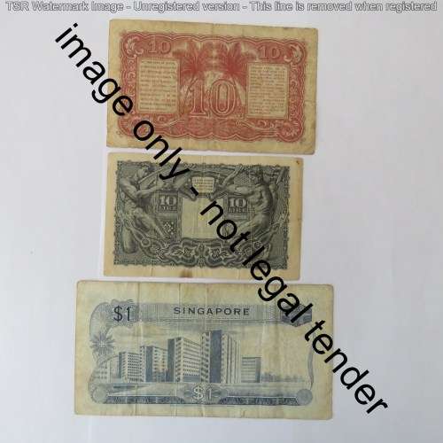 Lot of 10 banknotes - Some better ones - World