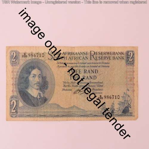 G Rissik First issue R2 banknotes - Lot of 5 - All different numbers