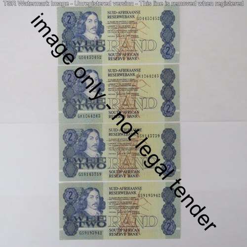 GPC de Kock lot of 30 R2 notes uncirculated 3rd issue