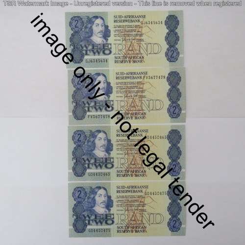GPC de Kock lot of 30 R2 notes uncirculated 3rd issue
