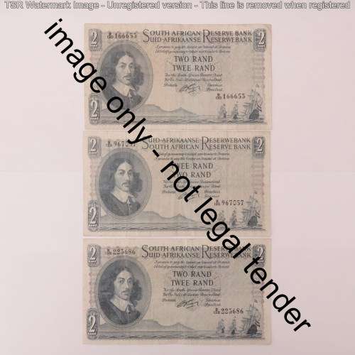 Rissik lot of 15 R2 notes all different prefix