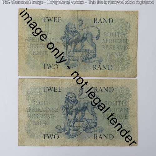 Rissik lot of 15 R2 notes all different prefix